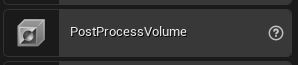 PostProcessVolume